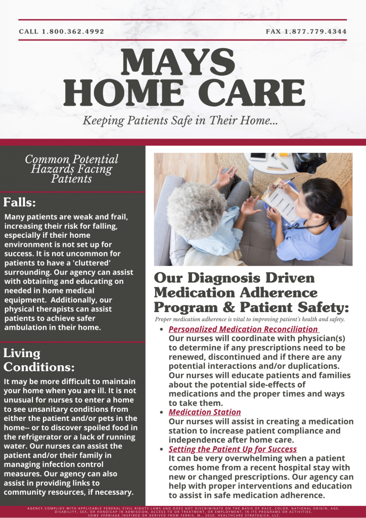 Keeping Patients Safe in Their Home with Mays Home Care